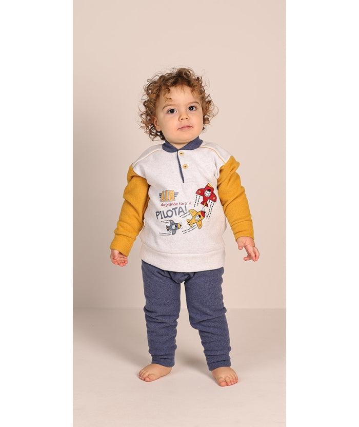 Pigiama invernale neonato bambino Gary in punto Milano 1064