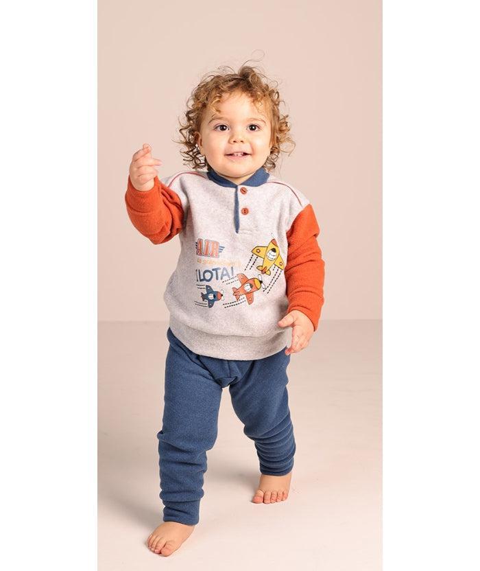 Pigiama invernale neonato bambino Gary in punto Milano 1064