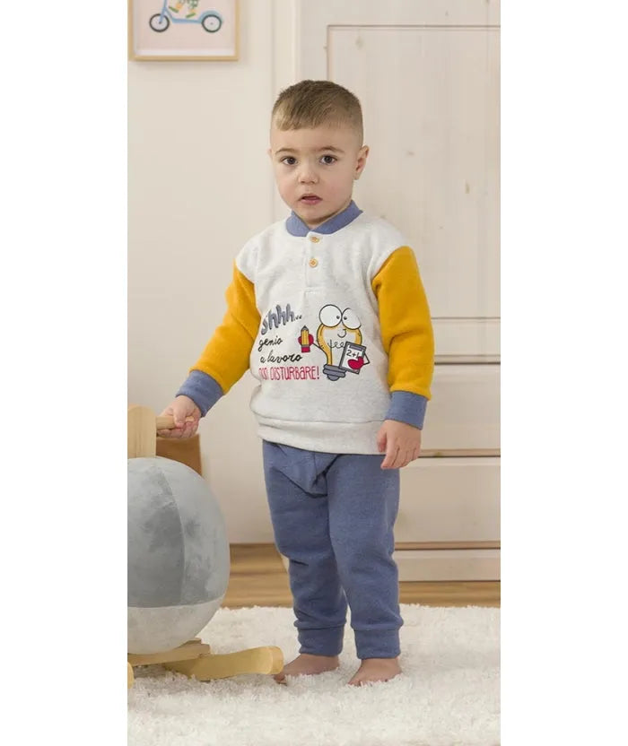 Pigiama invernale neonato bambino Gary in punto Milano 1173