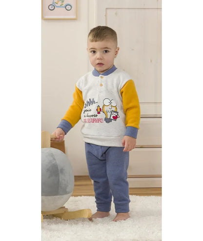Pigiama invernale neonato bambino Gary in punto Milano 1173