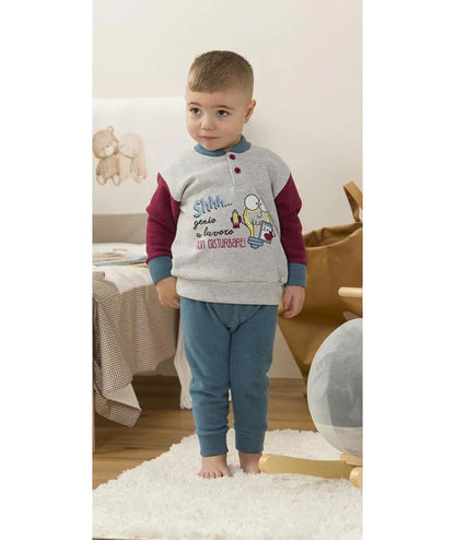 Pigiama invernale neonato bambino Gary in punto Milano 1173
