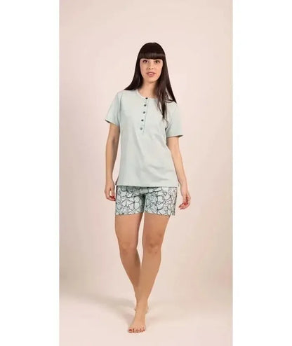 Pigiama mezza manica pantaloncino donna Jersey Gary 5286