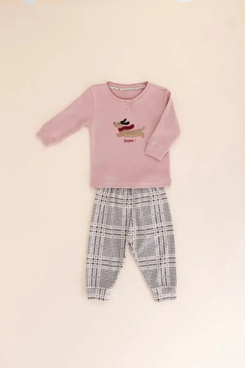 Pigiama neonata bambina interlock Noidinotte FT734