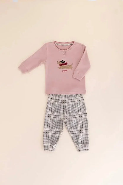 Pigiama neonata bambina interlock Noidinotte FT734