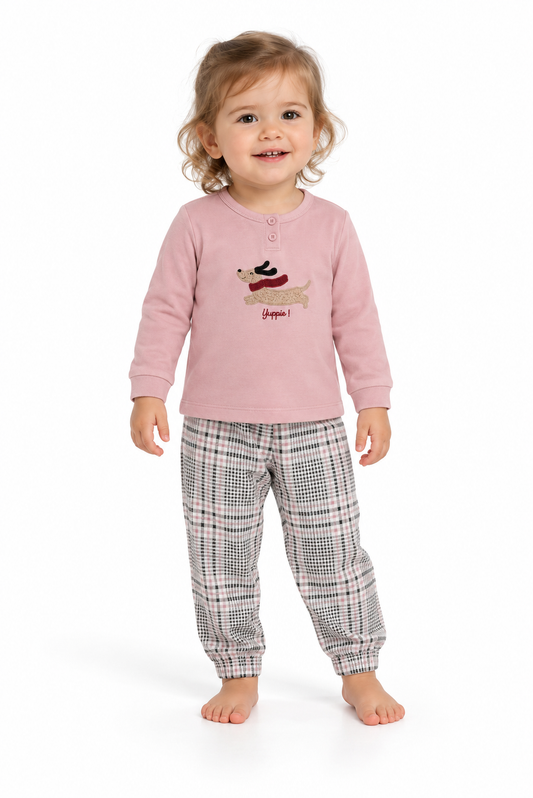 Pigiama neonata bambina interlock Noidinotte FT734