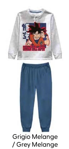 Pigiama puro cotone Dragon Ball estivo bambino DB40M7717