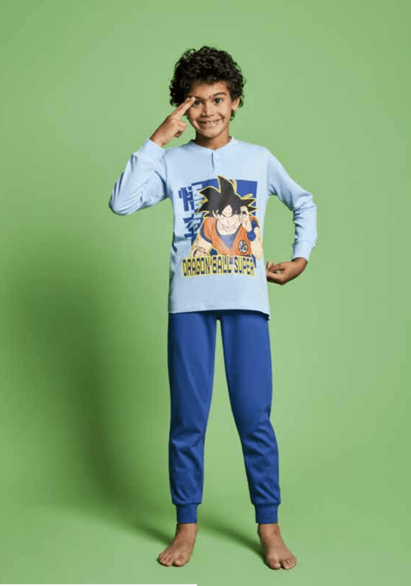 Pigiama puro cotone Dragon Ball estivo bambino DB40M7717