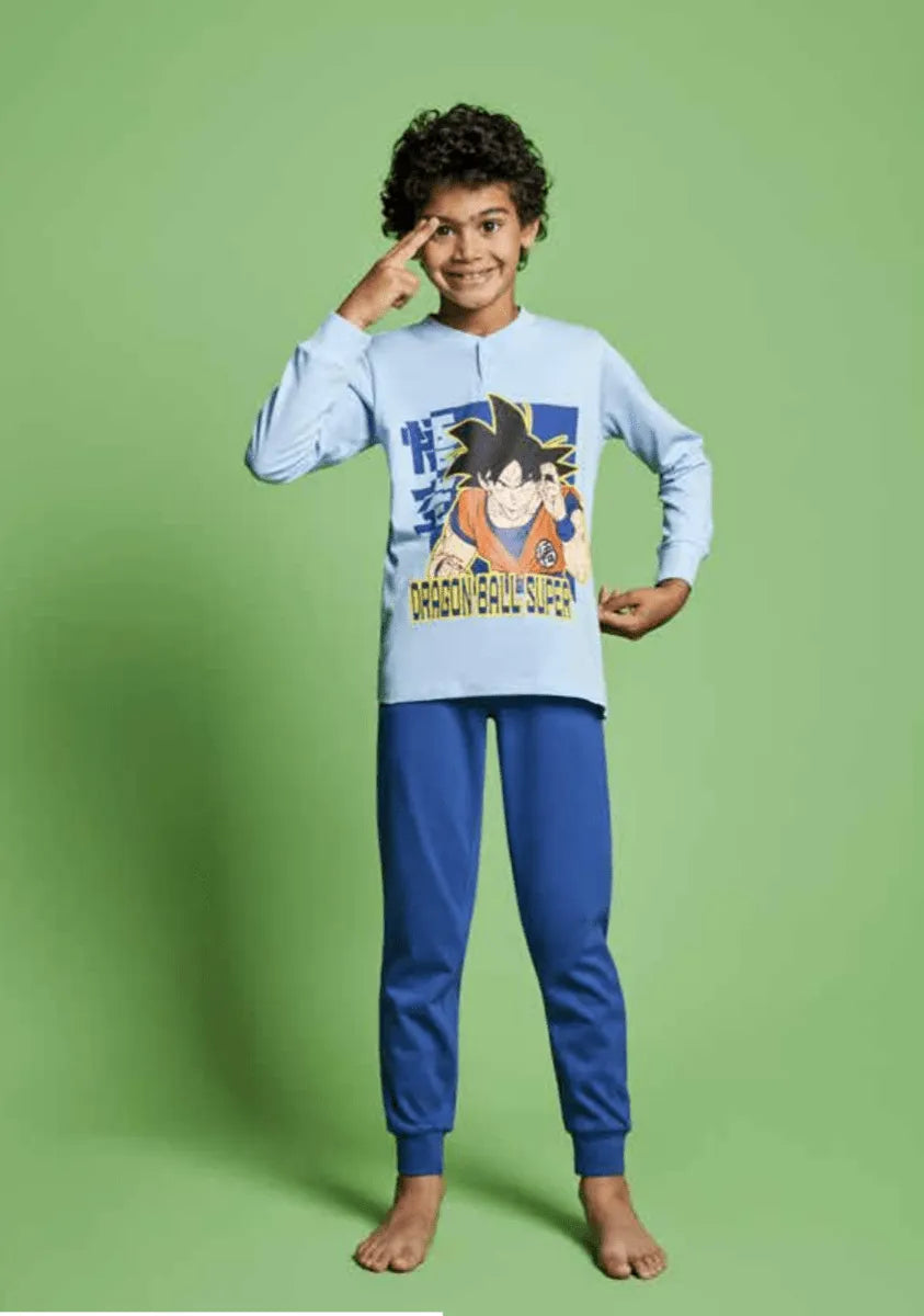Pigiama puro cotone Dragon Ball estivo bambino DB40M7717
