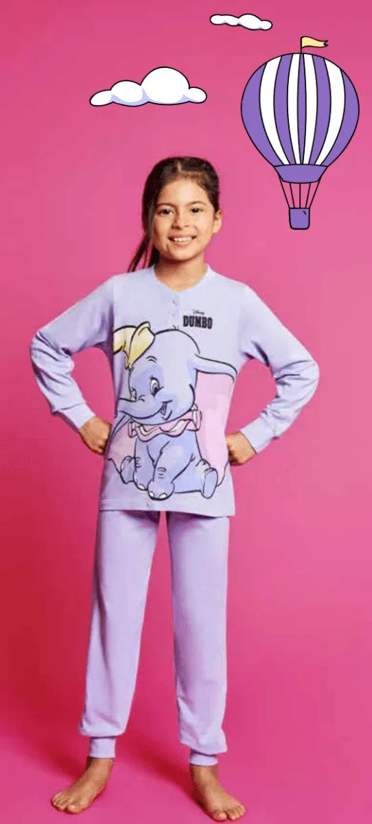 Pigiama puro cotone Dumbo Disney estivo bambina DY50C7395