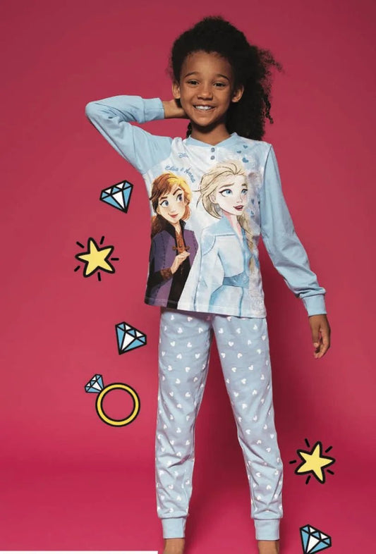Pigiama puro cotone Frozen Disney estivo bambina baby DY50A2264