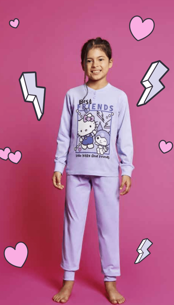Pigiama puro cotone Hello Kitty estivo bambina HK50A9859