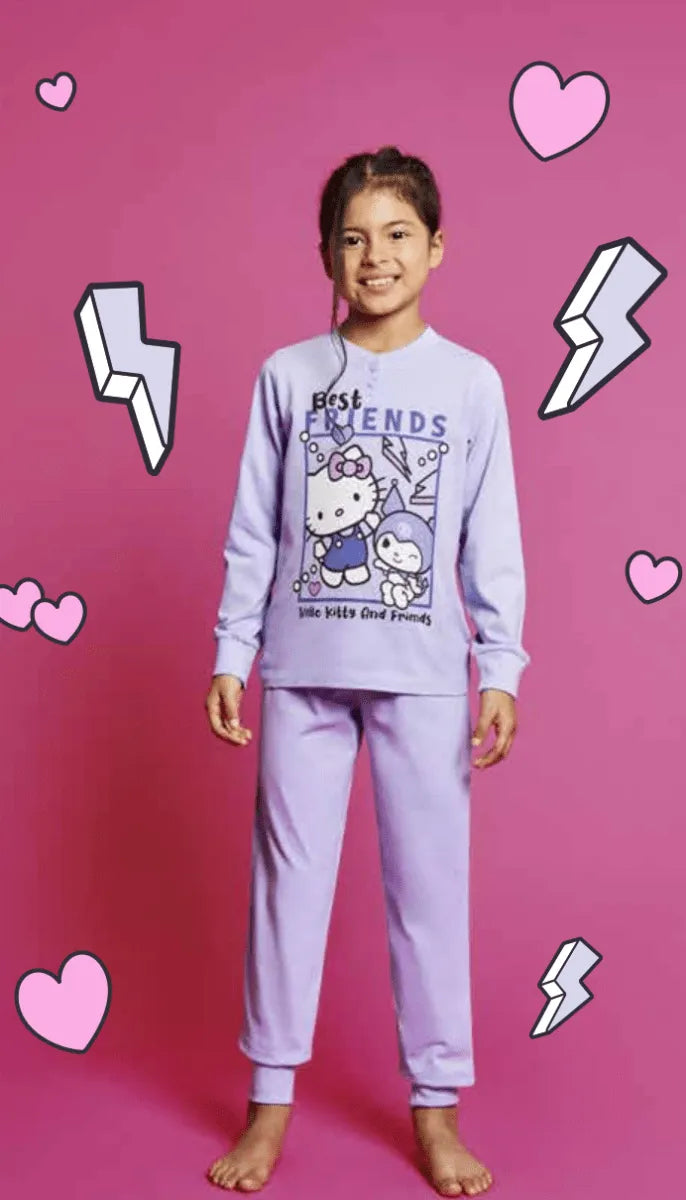 Pigiama puro cotone Hello Kitty estivo bambina HK50A9859