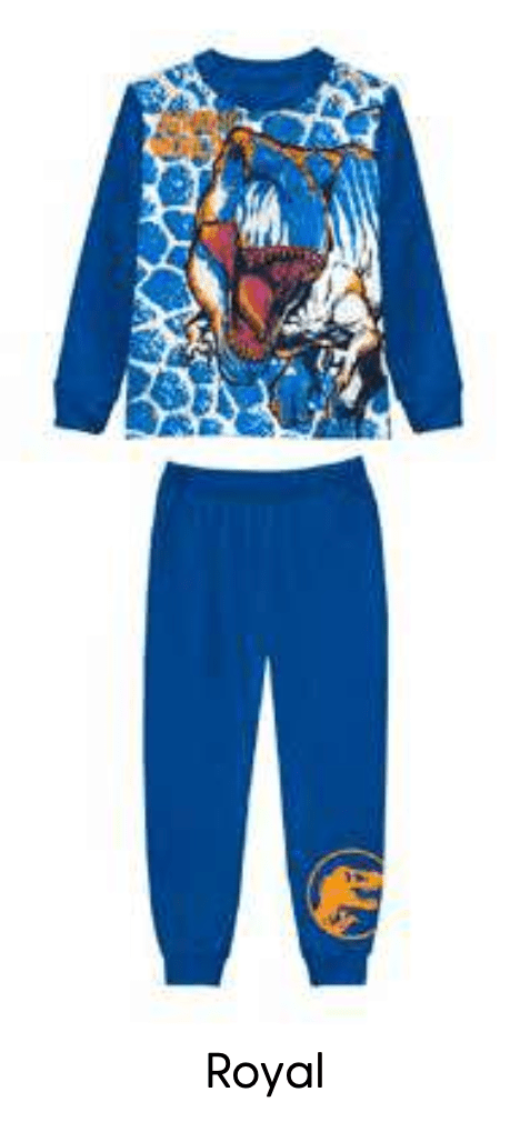 Pigiama puro cotone Jurassic World estivo bambino UN40M7721