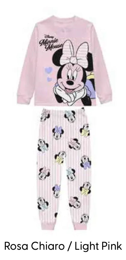 Pigiama puro cotone Minnie Disney estivo bambina DY50L7393