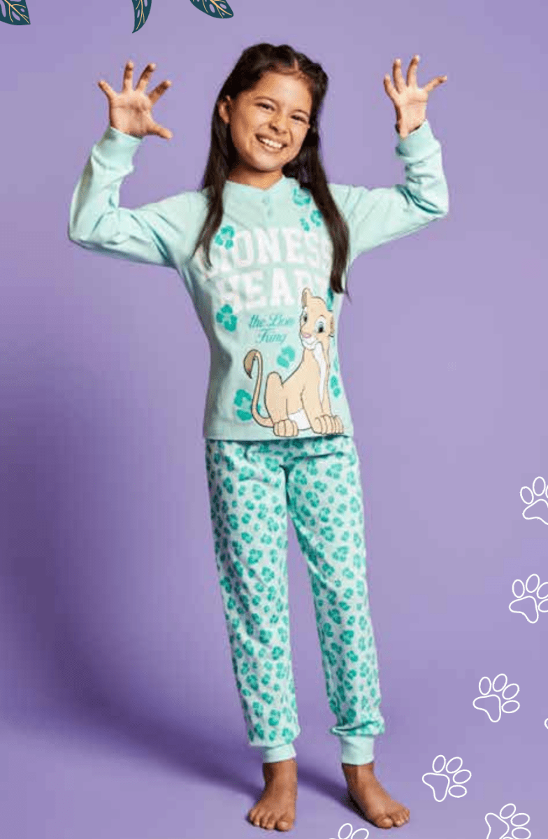 Pigiama puro cotone Re Leone Disney estivo bambina DY50L7401