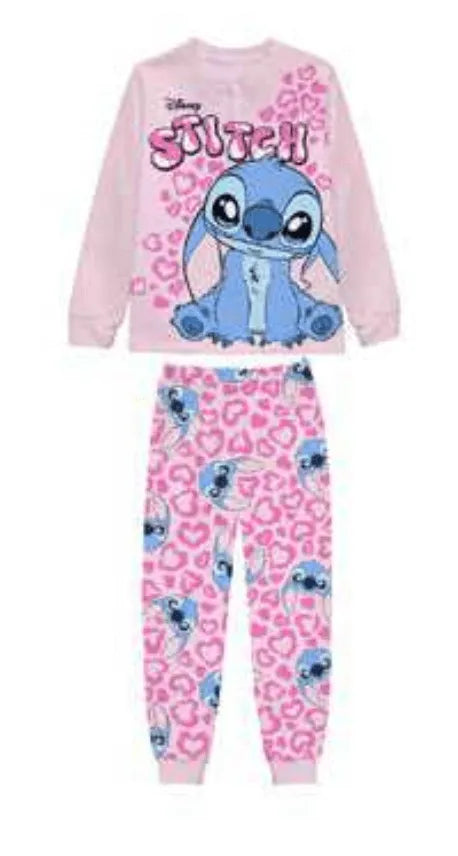 Pigiama puro cotone Stitch Disney estivo bambina DY50L1819