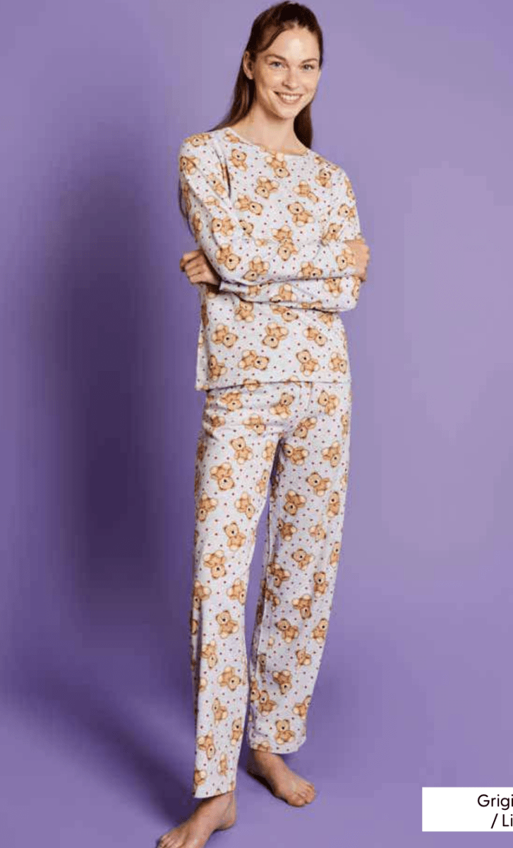 Pigiama puro cotone donna Trudi TRD3847