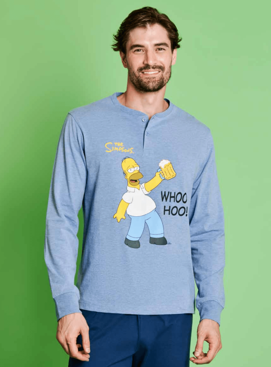 Pigiama puro cotone uomo The Simpsons DYZ6728