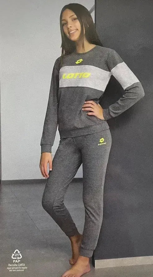 Pigiama ragazza interlock Lotto LP2061