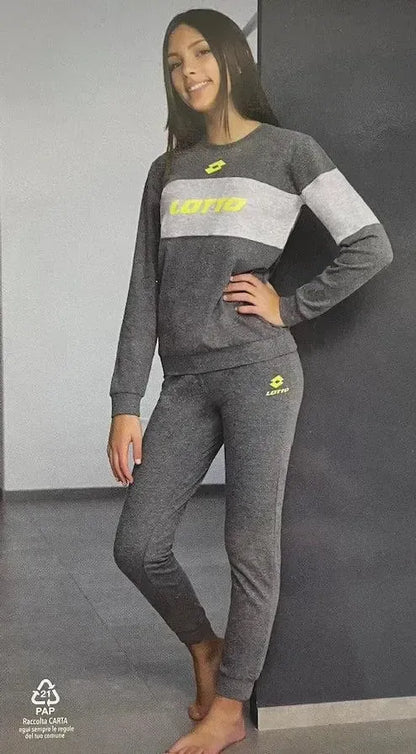 Pigiama ragazza interlock Lotto LP2061