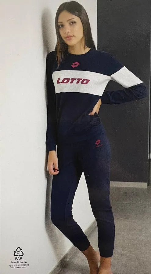 Pigiama ragazza interlock Lotto LP2061