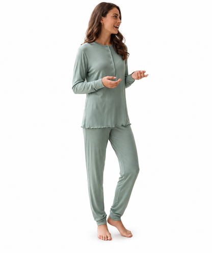Pigiama serafino donna viscosa Gary C530
