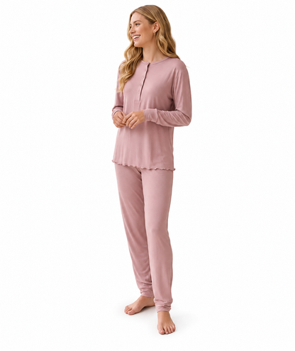 Pigiama serafino donna viscosa Gary C530