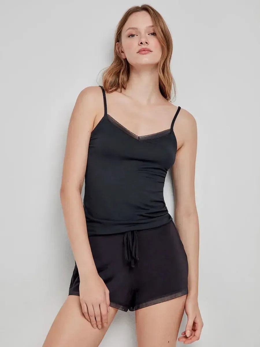 Pigiama spallina stretta donna modal Gisela 20256