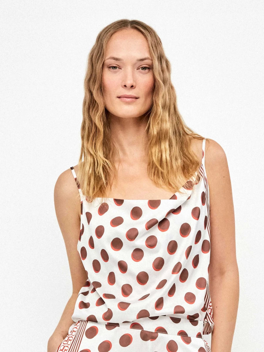 Pigiama top short donna in raso Gisela 20378/20379