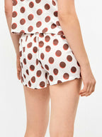 Pigiama top short donna in raso Gisela 20378/20379