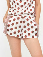 Pigiama top short donna in raso Gisela 20378/20379