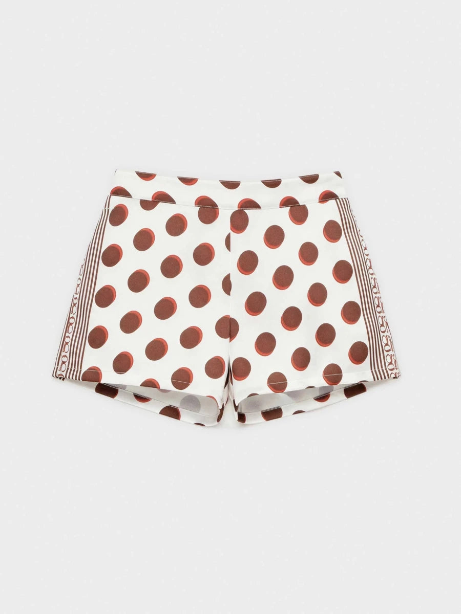 Pigiama top short donna in raso Gisela 20378/20379