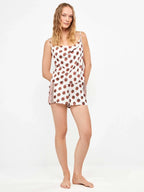 Pigiama top short donna in raso Gisela 20378/20379