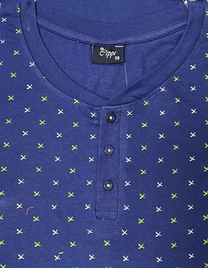 Pigiama tris uomo calibrato Cippi 100% cotone 0865