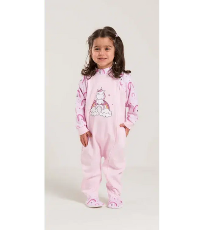 Pigiama tutone invernale neonata bambina Gary interlock V10007