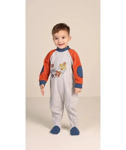 Pigiama tutone invernale neonato bambino Gary in punto Milano 1069