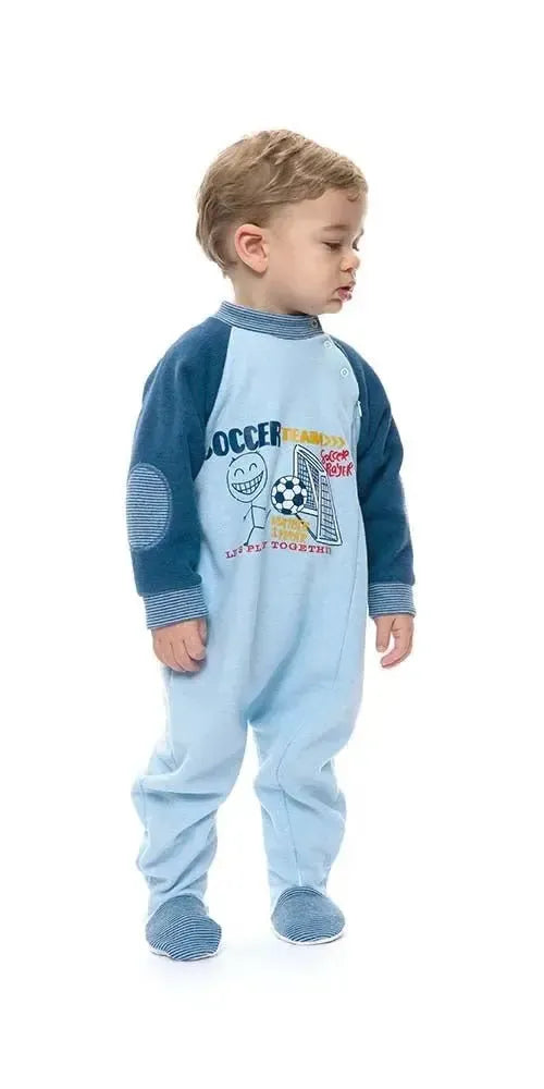 Pigiama tutone invernale neonato bambino Gary in punto Milano S10063