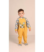 Pigiama tutone invernale neonato bambino Gary interlock 1027