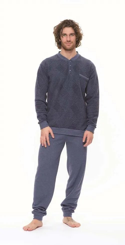Pigiama uomo Gary calibrato punto milano flanellato S60061CONF