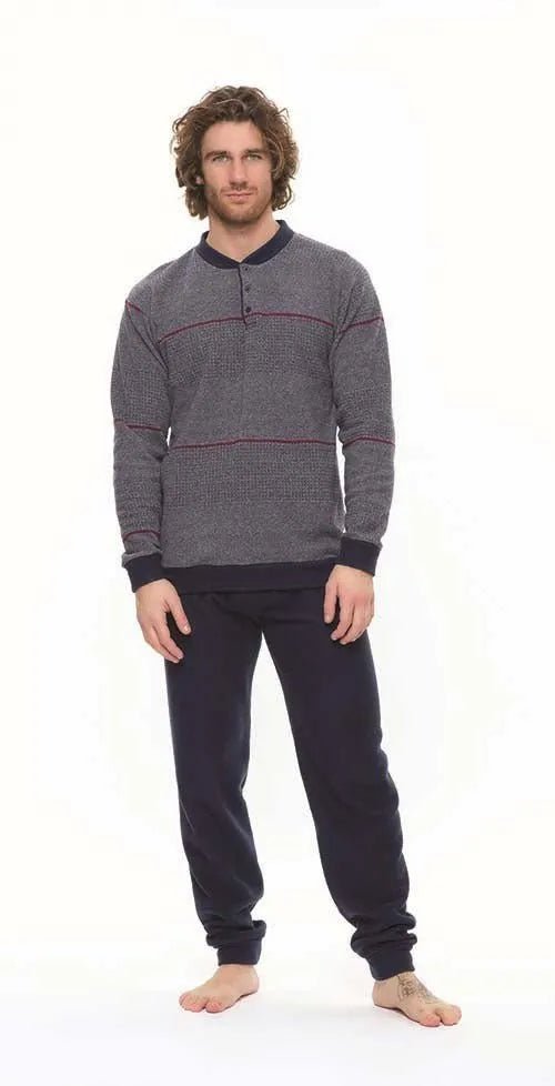 Pigiama uomo Gary calibrato punto milano flanellato S60065CONF