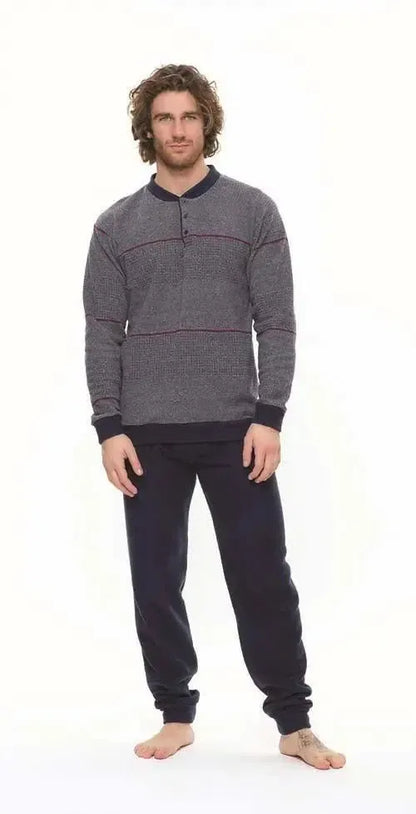 Pigiama uomo Gary calibrato punto milano flanellato S60065CONF