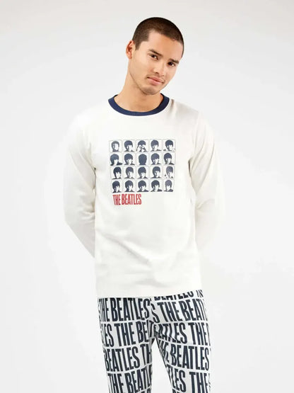 Pigiama uomo Gisela caldo cotone The Beatles 20366