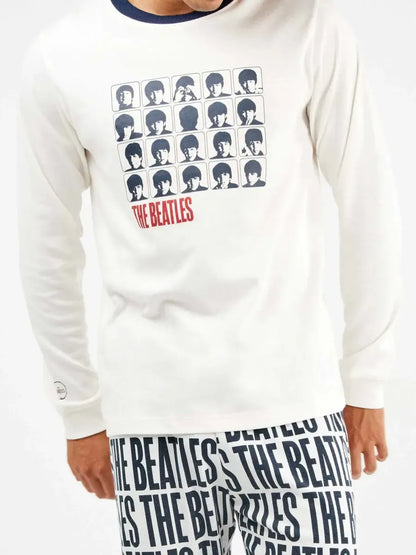 Pigiama uomo Gisela caldo cotone The Beatles 20366