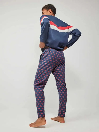 Pigiama uomo Gisela girocollo interlock Superman DC 20242