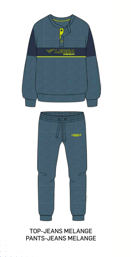 Pigiama uomo Legea caldo cotone interlock LPA019