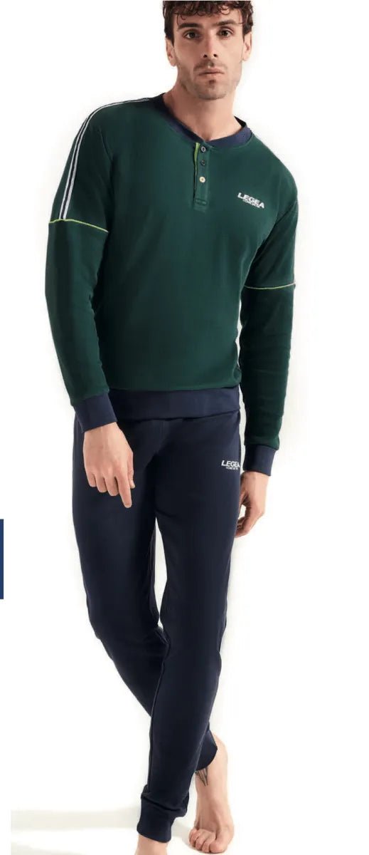 Pigiama uomo Legea caldo cotone interlock LPA022