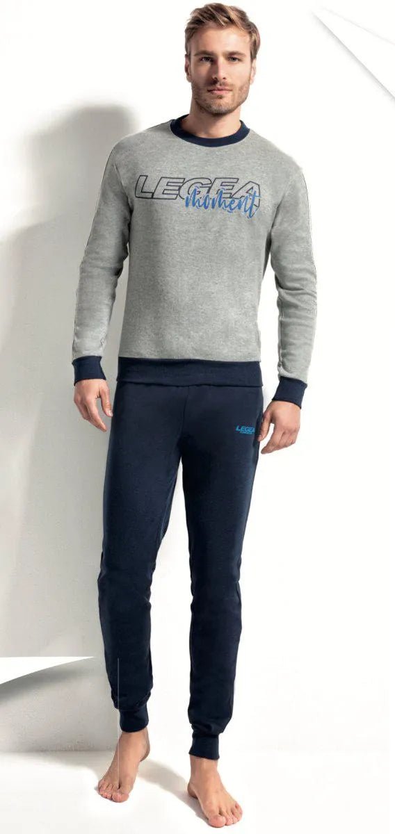 Pigiama uomo Legea caldo cotone interlock PG44204