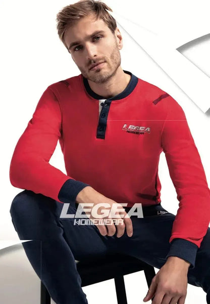 Pigiama uomo Legea caldo cotone interlock PG44228