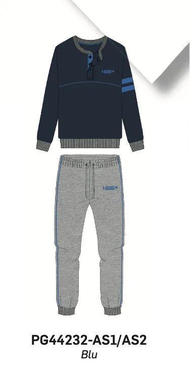 Pigiama uomo Legea caldo cotone interlock PG44232