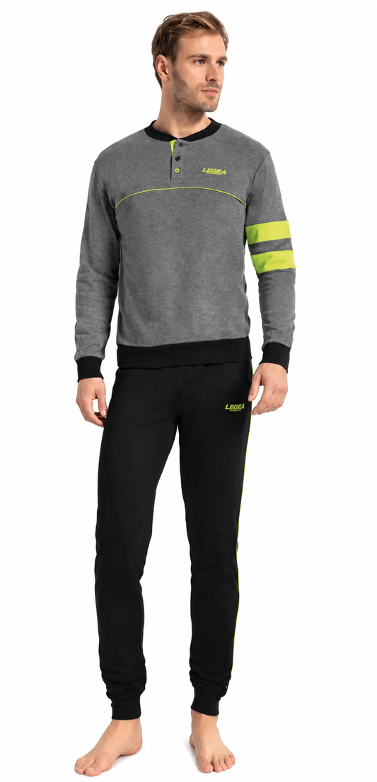 Pigiama uomo Legea caldo cotone interlock PG44232